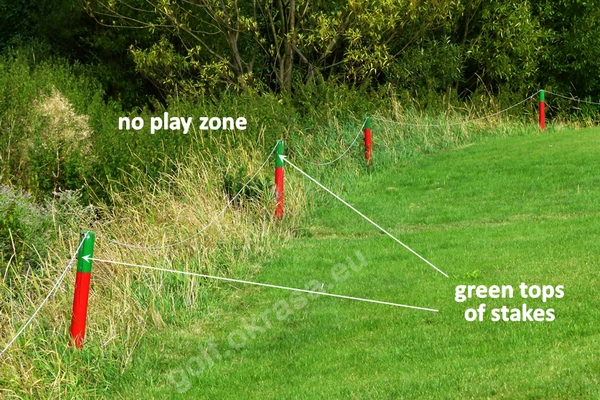 no play zone NPZ in golf